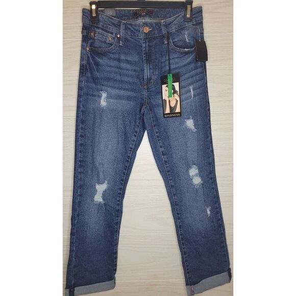 RACHEL Rachel Roy Kindness Mid-Rise Girlfriend Jeans Size 6 NEW - Picture 1 of 6